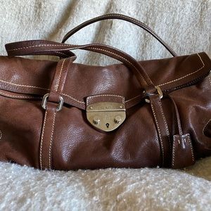 Prada- 👜 Purse. Vintage Brown Leather bag